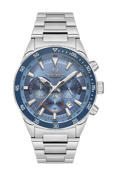 Sergio Tacchini ST.1.10430-2 Tachymeter Fonksiyonlar Aktif Metalik Erkek Kol Saati