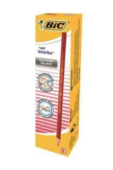 Kaliteli Karışık 12'li Kurşun Kalem Faber+adel+bic+fatih - Resim 4