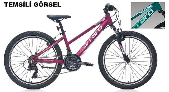 24J CARRARO FORCE 401 BAYAN DAĞ BİSİKLETİ - MAT TURKUAZ BEYAZ