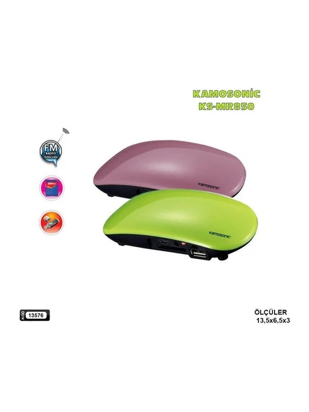 Kamosonic Müzik Kutusu Şarjlı Usb/sd/fm Kamosonıc KS-MR850