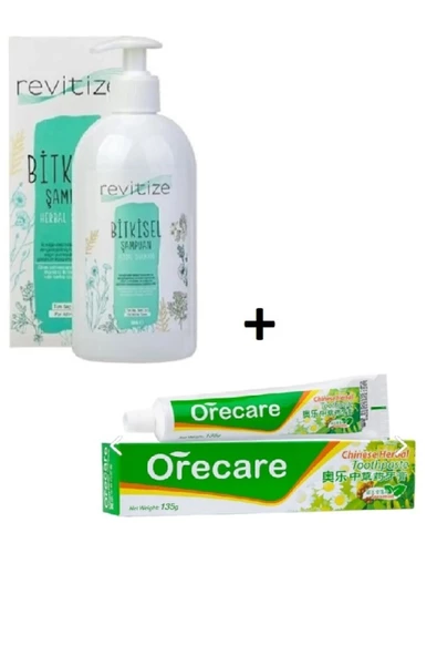 Revitize Bitkisel Şampuan & Orecare Bitkisel Diş Macunu 135 Gr