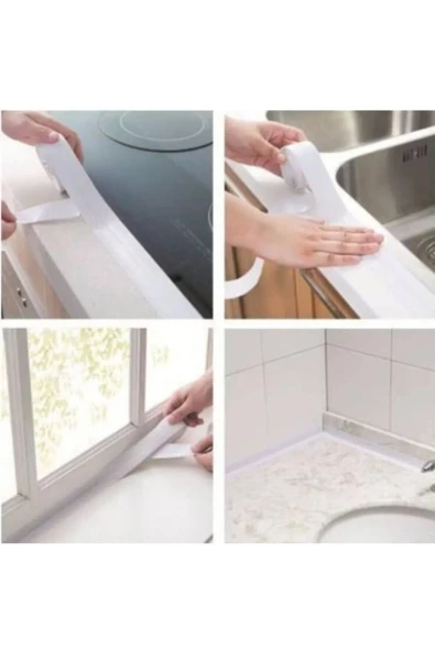 Su Sızdırmaz Geçirmez Bant Lavabo Küvet Kenar Bandı Küvet Duş 3,2 M X 38