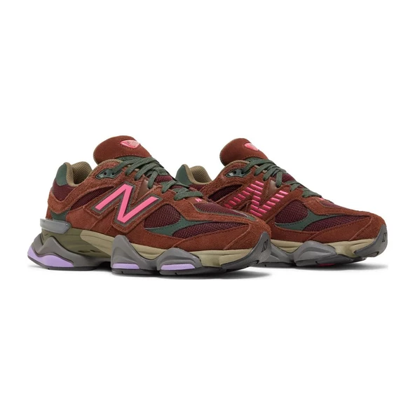 New Balance 9060 Burgundy Pink - Resim 3