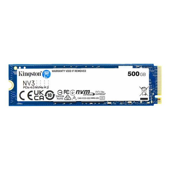 KINGSTON 500GB NV3 SNV3S/500G 5000-3000MB/s M2 NVME GEN4 DİSK