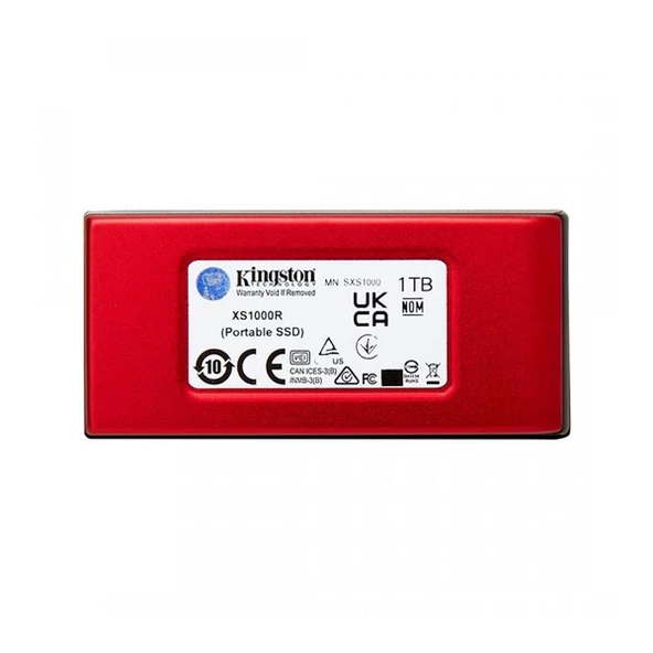 KINGSTON 1TB XS1000 SXS1000R/1000G USB 3.2 HARİCİ SSD DİSK KIRMIZI - 4