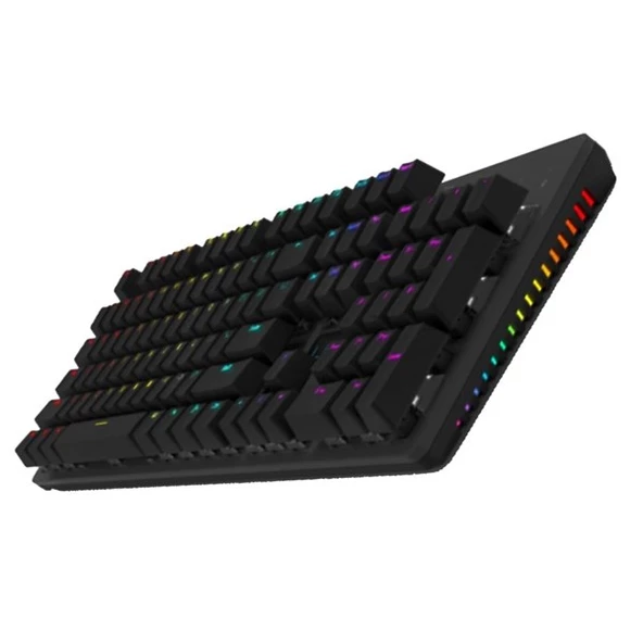 NORTH Shield Q Trk RGB Led / Mekanik Mavi Switch Siyah Gaming Klavye - 3