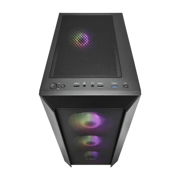 FSP 650W 80+ CMT218 Gaming Mid-Tower PC Kasası - 3