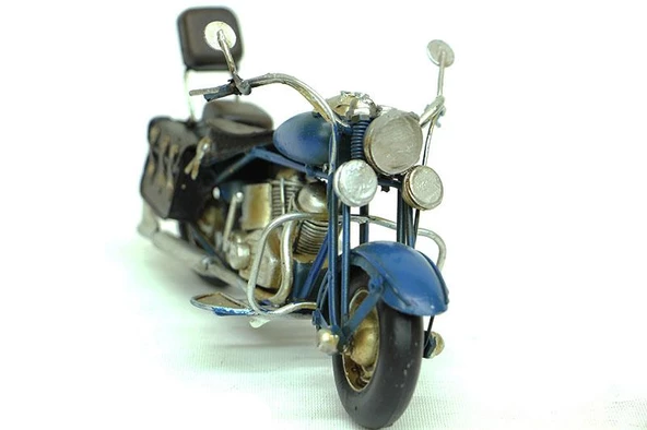 Dekoratif Metal Motosiklet Biblo Vintage Hediyelik - Resim 2