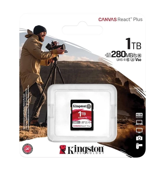 KINGSTON 1TB React+ SDXC SDR2V6/1TB
