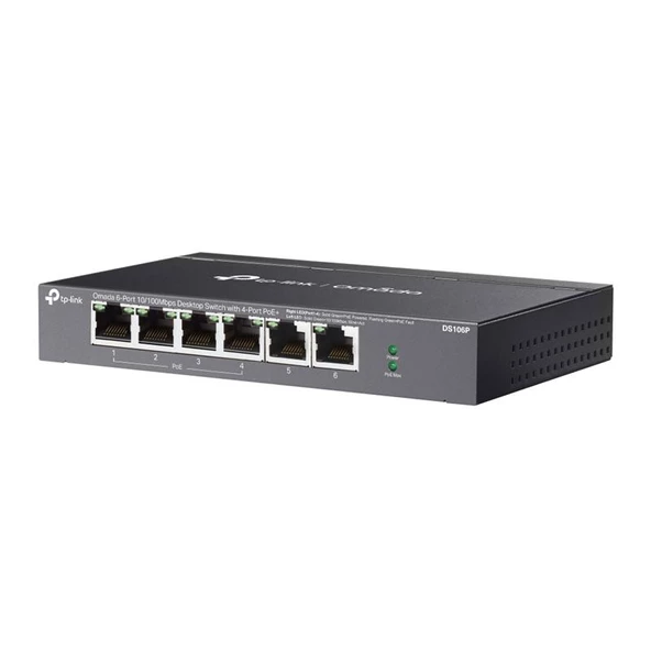 TP-LINK Omada DS106P 6 Port Yönetilemez Switch - 3