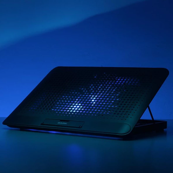 DARK LUNA DKACNBLNB 15.4 YUKSEKLIK AYARLI 2XUSB NOTEBOOK SOGUTUCU VE STAND - 2