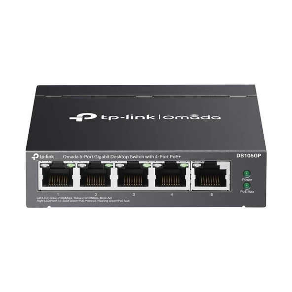 TP-LINK Tp-Link Omada DS105GP 5 Port Gigabit Switch