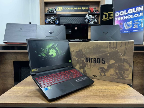 Acer Nitro 5 AN515-57-535A Intel Core i5 11400H 16GB 256GB SSD GTX1650 15.6" FHD 144Hz NH.QEKEY.005 (İKİNCİ EL)