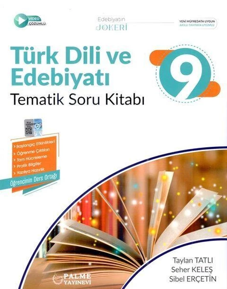 9. Sınıf Türk Dili ve Edebiyatı Tematik Soru Kitabı Palme Yayınları
