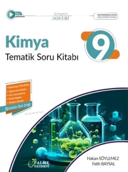 9. Sınıf Kimya Tematik Soru Kitabı Palme Yayınları