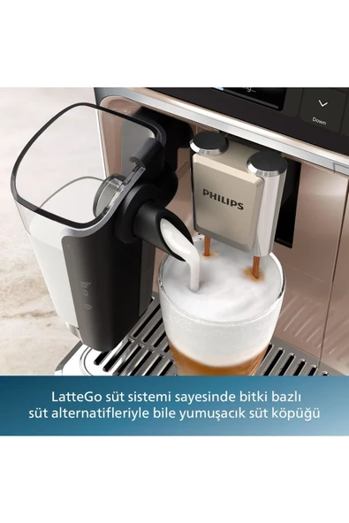 Philips Lattego Tam Otomatik Espresso Makinesi, 20 Sıcak Ve Soğuk İçecek, Silent Brew, Ep5543/80 - 7
