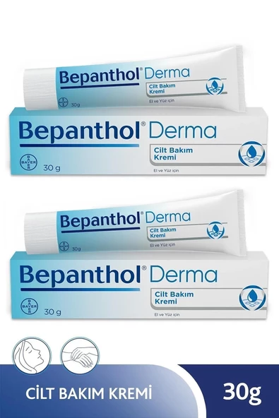 Bepanthol Derma Cilt Bakım Kremi 30 Gr X 2 Adet