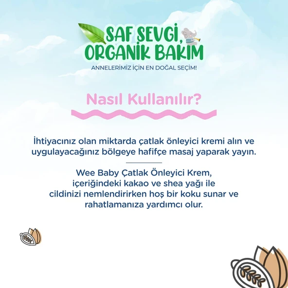 Wee Baby Wee Baby Organik Çatlak Önleyici Krem 150 ML - 5