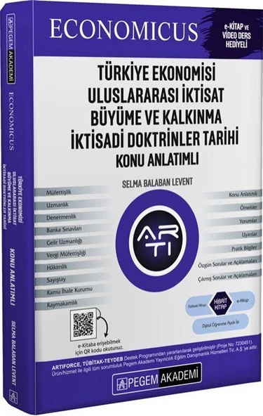 KPSS A Grubu Economicus Türkiye Ekonomisi Uluslararası İktisat Büyüme ve Kalkınma İktisadi Doktrinler Tarihi Konu Pegem