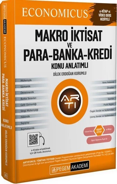 KPSS A Grubu Economicus Makro İktisat ve Para Banka Kredi Konu Anlatımı Pegem Yayınları