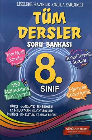 8. Sınıf Tüm Dersler Soru Bankası