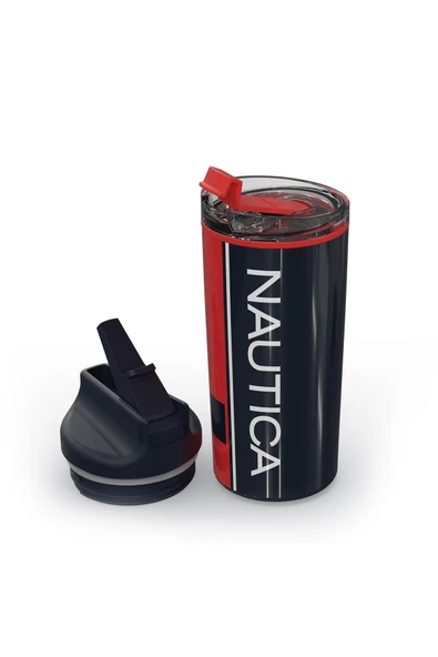 NAUTİCA,Ntm02 Sport Termos Paslanmaz Çelik 500 ml Navy Kırmızı