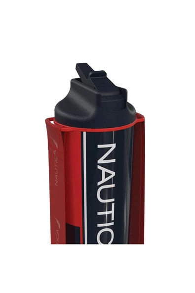NAUTİCA,Ntm02 Sport Termos Paslanmaz Çelik 500 ml Navy Kırmızı - 3
