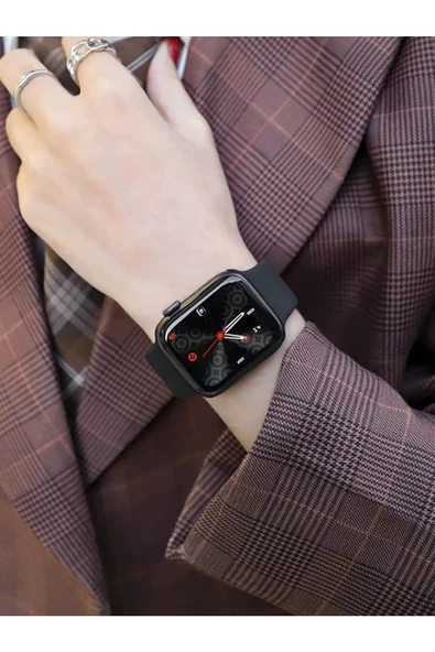 Mmctech Smart Watch 7 Akıllı Saat Iphone Android Xiaomi Uyumlu Nabız Ölçer Aramalı Adım Sayar Tam Ekran - Resim 2