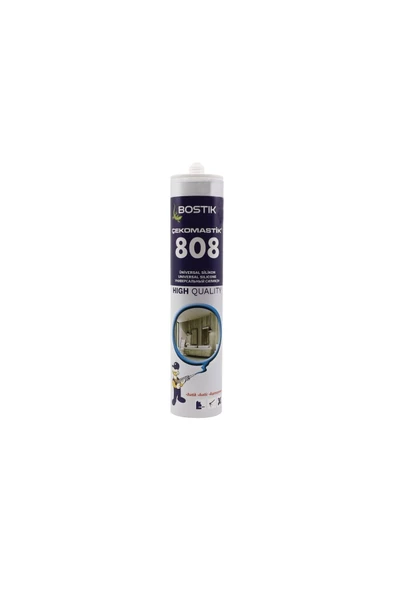 BOSTİK    808 Beyaz Silikon 280 Ml Ünıversal