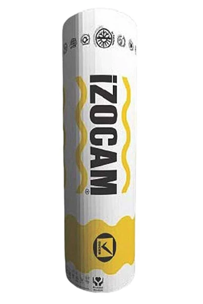 YAPIYORSUN    İzocam Camyünü Folyolu Çatı Şiltesi 10cm 9,6m2