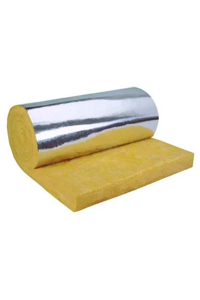 İzocam    Camyünü Alüminyum Folyolu Çatı Şiltesi Tip 400 120cmx8mx10cm (9,6M2) - Resim 2