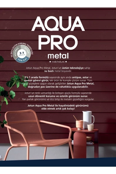 Jotun    Aqua Pro Metal Boyası 2.25 Lt