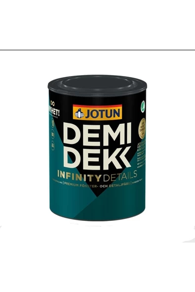 Jotun    Demidekk Infinity Details Ahşap Boyası 0.68 L - Siyah T