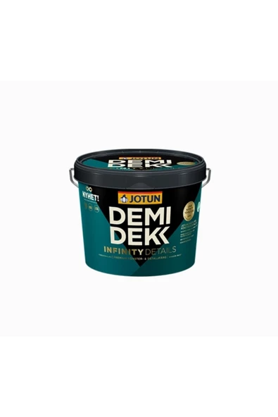 Jotun    Demidekk Infinity Details Ahşap Boyası 2.7 Lt - Siyah