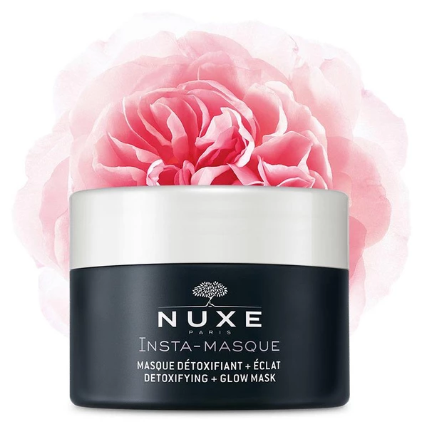 Nuxe Masque Detoxifiant + Eclat Insta-Masque Detox Maskesi Aktif Karbon Yüz Maskesi 50 ml