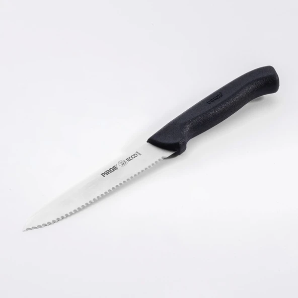 Ecco Sebze Bıçağı Dişli 12 cm Siyah
