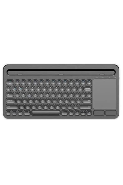 Samsung Galaxy Tab A SM-T287 7" Uyumlu Kablosuz Bluetooth Şarjlı Büyük Boy Standlı TouchPad'li Klavye