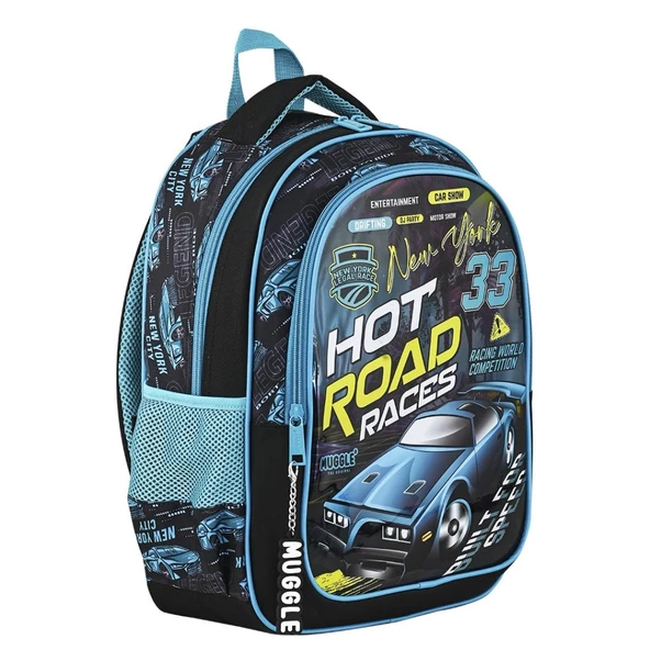 Muggle İlkokul Çantası Hot Road Koleksiyonu Mu-9144 ürün görseli