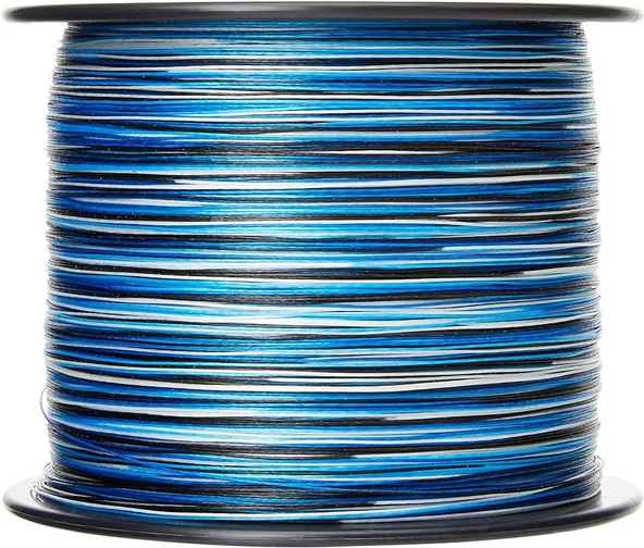 Hokkaido STRIKE BLUE CAMO-MAVİ KAMUFLAJ X8- 8 KATLI 0.10.-MM 150.-METRE 3.6.-KG ÇEKER,İP,ÖRGÜ,İPEK MİSİNA - 3