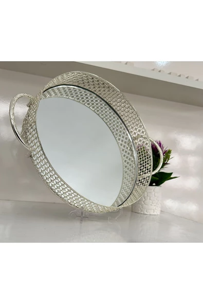 Yuvarlak 34 Cm Küçük Tepsi - 4