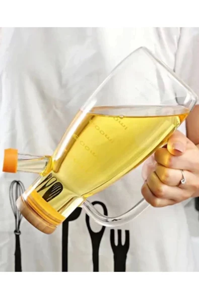 BAMBU KAPAKLI 1000 ML YAĞDANLIK - 2