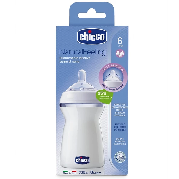 Chicco NaturalFeeling Biberon 6 Ay+ 330 ML