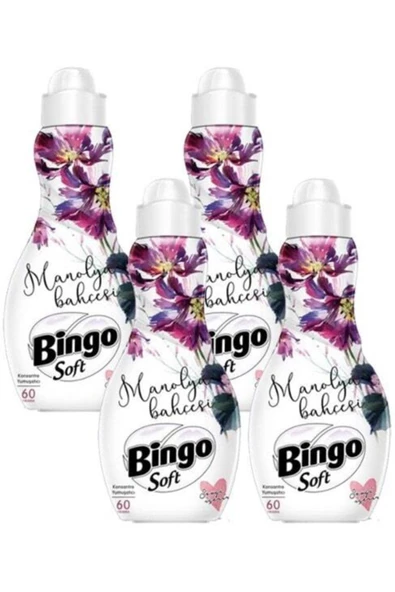 Soft Konsantre Çamaşır Yumuşatıcısı Manolya Bahçesi 1440 Ml x 4 Adet