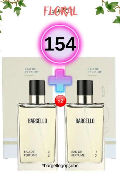 154 Floral Edp 50 ml Kadın Parfüm 2 Adet ürün görseli
