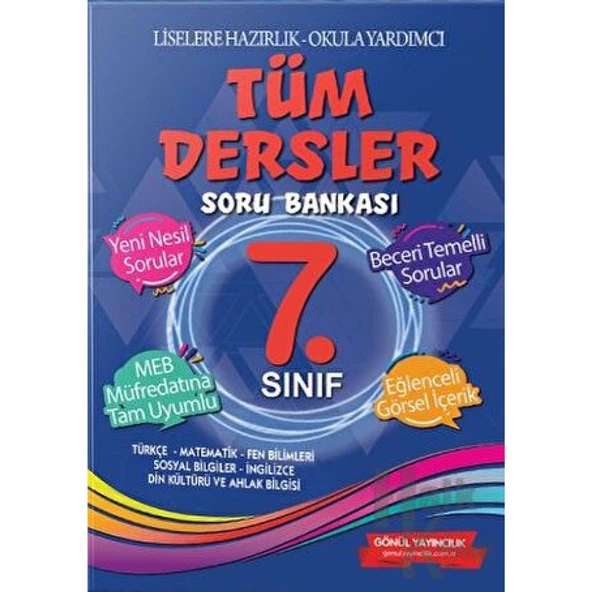 7. Sınıf Tüm Dersler Soru Bankası