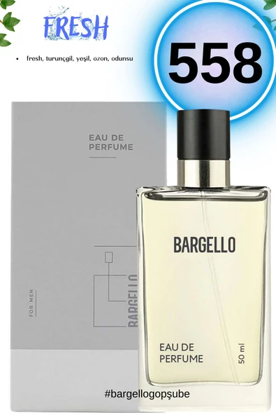 558 Fresh Erkek Parfüm 50ml Edp