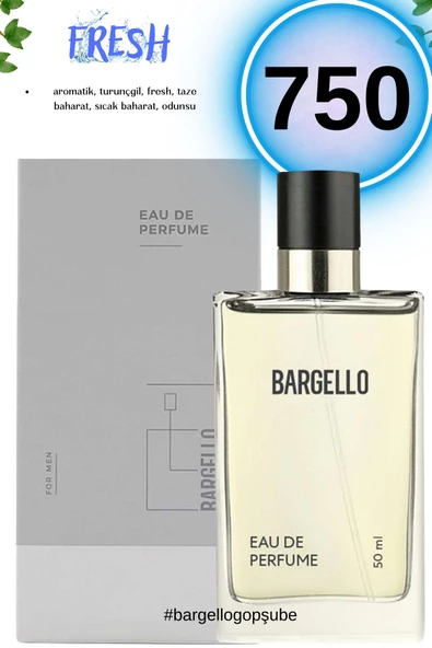 750 Fresh Erkek Parfüm 50ml Edp