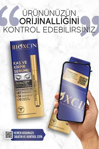 Bioxcin Kolajen ve Hyaluronik Asit İçerikli Kaş ve Kirpik Serumu 3 ml AVANTAJLI PAKET 2 KUTU