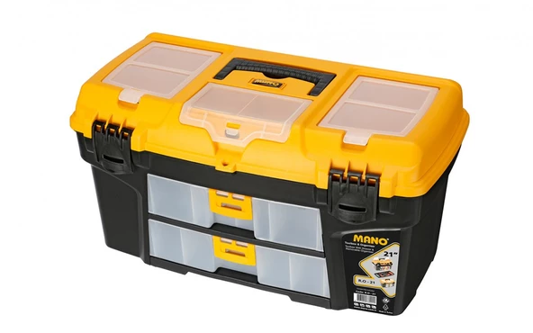 Mano Grip Taşınanilir Organizerli Çekmeceli Takım Çantası 21