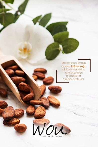 Wou Güneşsiz Bornzlaştırıcı Krem 50 Ml - 4